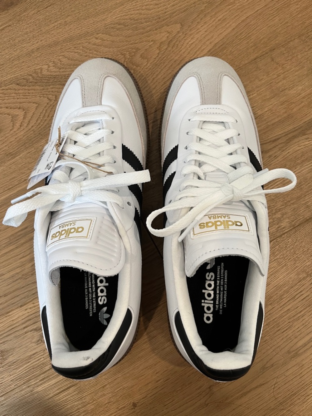 Men's Adidas Golf Originals Men's Samba Spikeless Golf Shoes - Picture 7 of 9